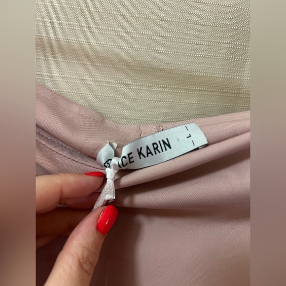 Grace Karin Elegant Pink Off-Shoulder Dress Size Large - Picture 4 of 10